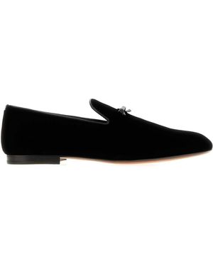 Tom Ford Velvet Loafers - Black