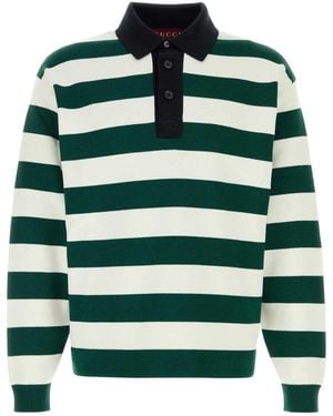 Gucci Shirt Collar Polo - Green