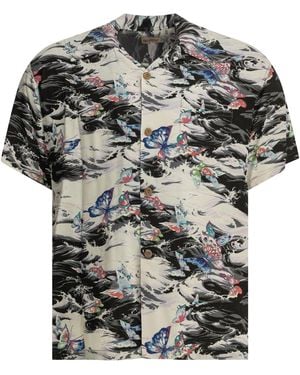Sun Surf "Butterfly Splash" Freizeithemd - Grau