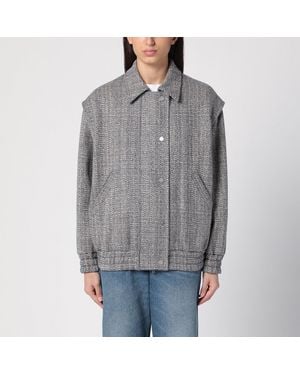 ブルゾン Golden  Deluxe Brand Wool Blend Bomber Jacket GOLDEN GOOSE - Wool Blend Bomber Jacket Golden Goose Deluxe