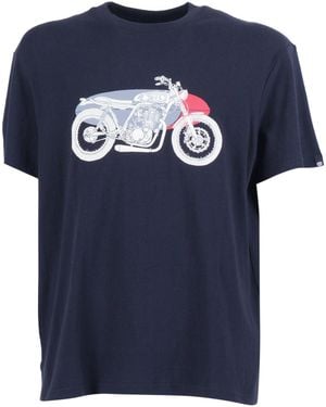 Deus Ex Machina Drovers Dog Tee - Blue