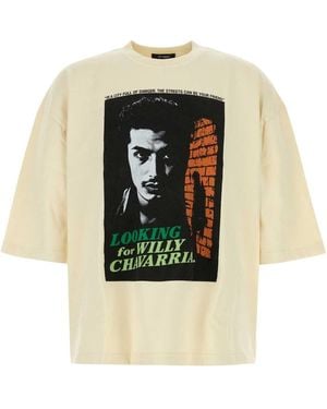 Willy Chavarria Ivory Cotton Oversize Looking For Willy T Shirt - White