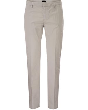 Dondup Spiritissimo Stretch-Gabardine-Chino - Grau