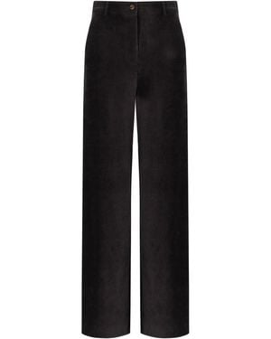 Marella Astrale Velvet Pants - Black
