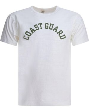 Buzz Rickson's Coast Guard T-Shirts Bianco-Uomo