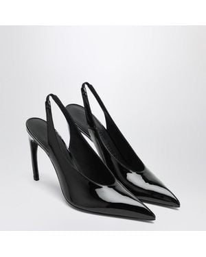 The Attico Viper Slingback - Black