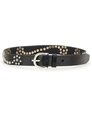 Our Legacy Studded Buckle Belt - Black