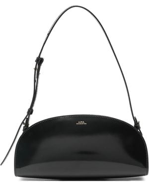 A.P.C. Sac Demi Lune Shoulder - Black