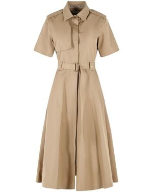 Burberry 'Tanya' Shirt Dress - Natural