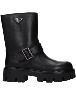 Prada Boots Leather - Black