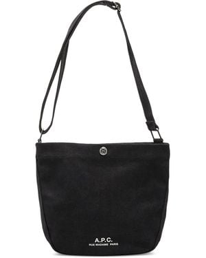 A.P.C. Besace Journal Small - Black