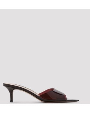 Gianvito Rossi Elle 55 Mules - Braun