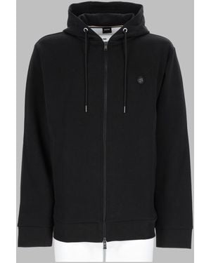BOSS Zip-Up Hoodie - Black