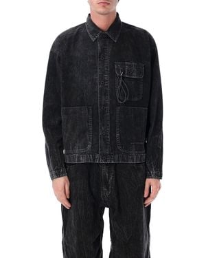 and wander Und Wander Coats Schwarz