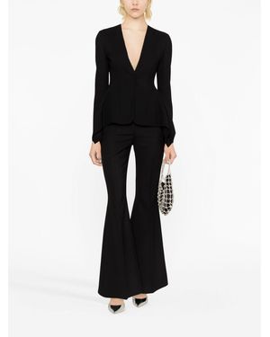 Blumarine Single-Breasted Jacket - Black