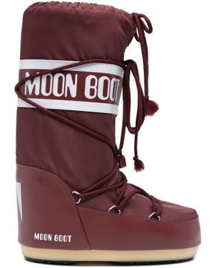 Moon Boot Icon Nylon Laarzen - Rood