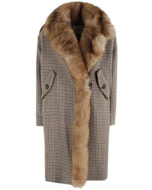 Bazar Deluxe Coats Light And Natural - Brown
