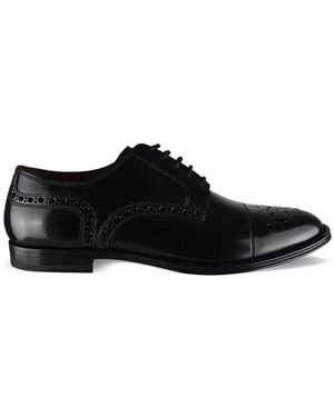 Dolce & Gabbana Lace Up Shoe - Black