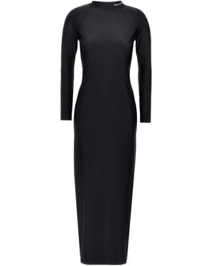 T By Alexander Wang T par Alexander Wang 'Rashguard' robe - Noir