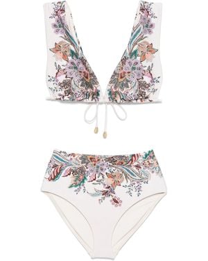 Zimmermann Rhiannon Bikini - Weiß