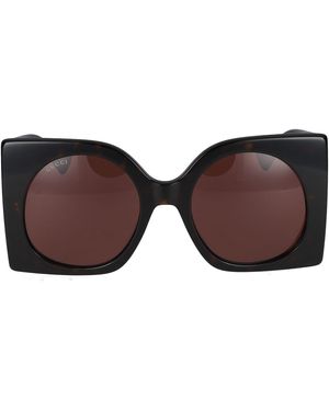 Gucci Occhiali Da Sole Quadrati - Marrone