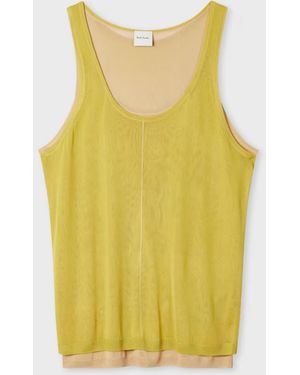 Paul Smith Dames Gebreid Vest - Geel