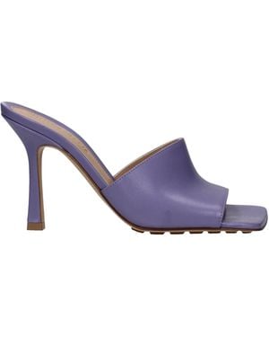 Bottega Veneta Sandals/ Leather - Purple