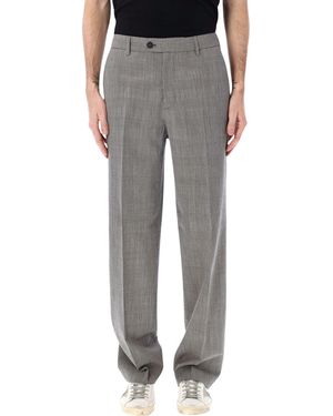 Golden Goose Prince Of Wales Check Slim Pants - Grau