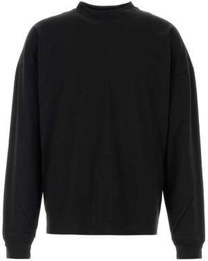 The Row Cotton Dolino T-Shirt - Black