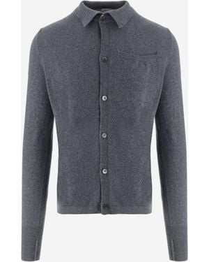 Oliver Lattughi Cashmere Cardigan - Blue