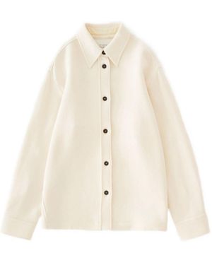 Studio Nicholson Wolle Overshirt - Weiß