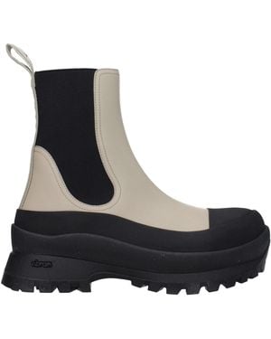 Stella McCartney Women 's Vibram Boots Eco Leather noir / mole
