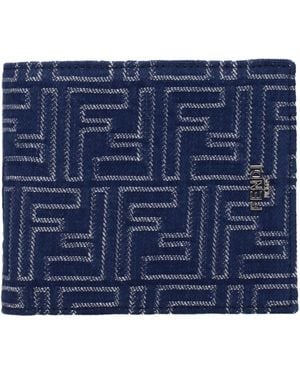 Fendi Wallet/Denim Fabric - Blue