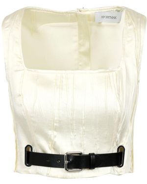 Sportmax Sportmax Top Ivoor - Wit