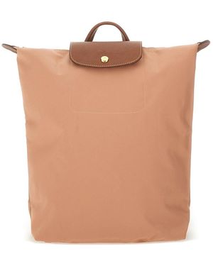 Longchamp "M Le Pliage" Backpack - Brown
