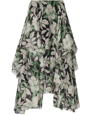 Loewe Silk Skirt - Grey