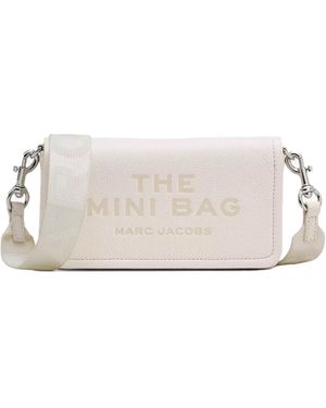 Marc Jacobs Borsa A Spalla The Leather Mini Bianca - Wit