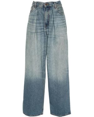 Haikure Wide Leg Candy Jeans - Blue