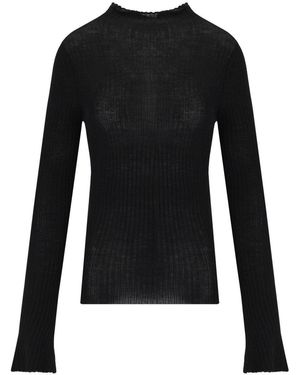 Cruna Connie Ribbed Jumper - Black