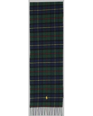 Polo Ralph Lauren Tartan Plaid Scarf For - Grey
