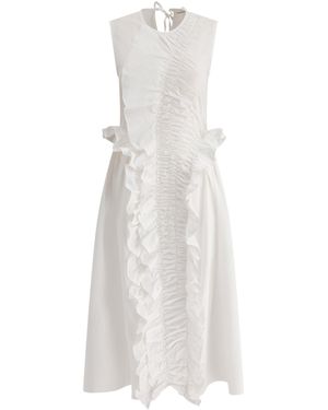 Cecilie Bahnsen "Ole" Kleid - Weiß