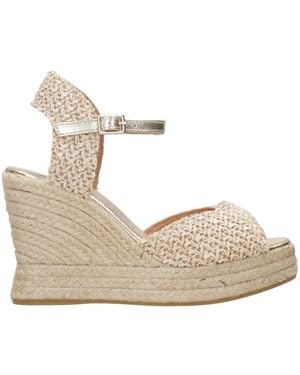 Espadrilles Alpargatas Sandalias Nude+Oro - Neutro