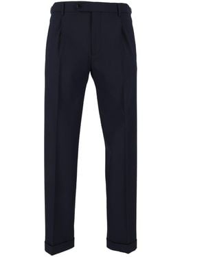 Berwich Pantalone Retrolong Blu - Blue