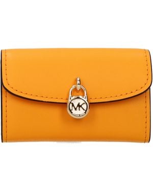 Michael Kors Lyra Leather Wallet - Orange