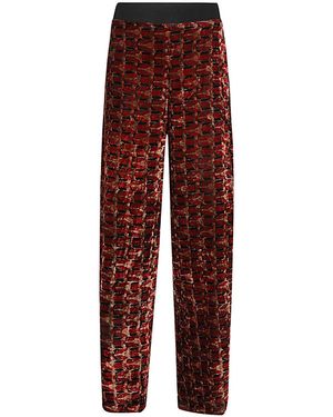 OBIDI Fluwelen Broek - Rood