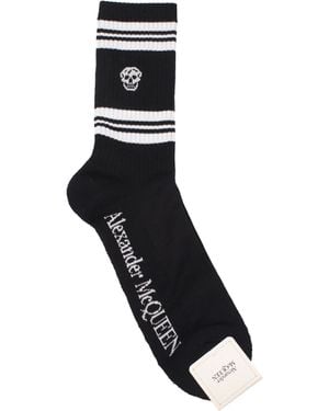 McQueen Socks & Socks Cotton - Nero