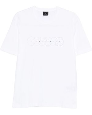 Paul Smith Circles T-Shirt aus Bio-Baumwolle - Weiß