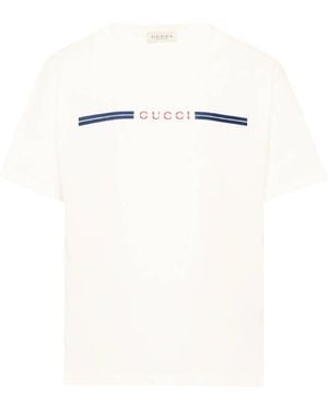 Gucci J S/S T Shirt Ctn Jersey - White