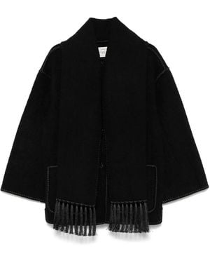 TOTEME Giacca Con Sciarpa - Nero
