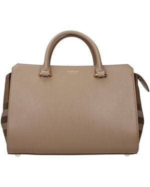 Burberry Borse A Mano Banwell Donna Pelle/Castagna - Brown